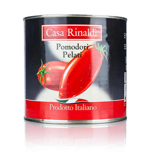Gepelde tomaten, heel, 2,55 kg