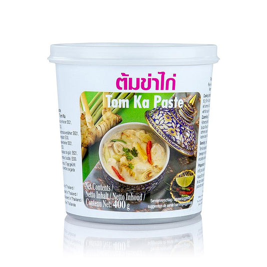 Kruidige en romige Tom Ka Paste, een heerlijke kruidenpasta van 400 g