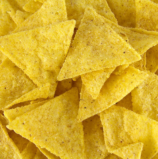 Tortilla chips naturel, gezouten nacho chips van El Mariachi in een verpakking van 54 kg, 12 x 450g - Afbeelding van het product