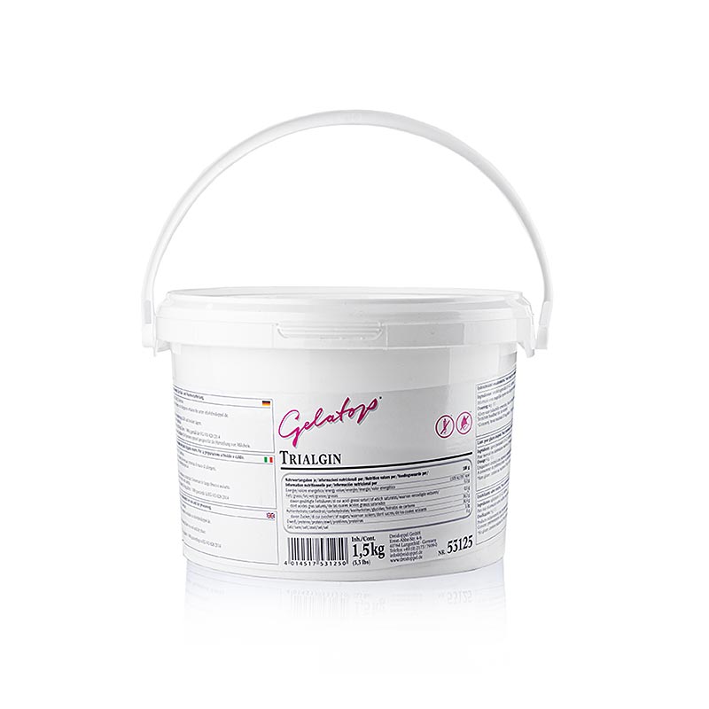 Illustratie van Trialgin Ijsbindmiddel Dreidoppel Nr531, 15 kg verpakking