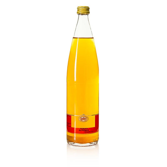 Verjus uit de Périgord, 750 ml - Een zure smaakmaker gemaakt van onrijpe druiven, perfect voor het versterken van smaken in diverse gerechten