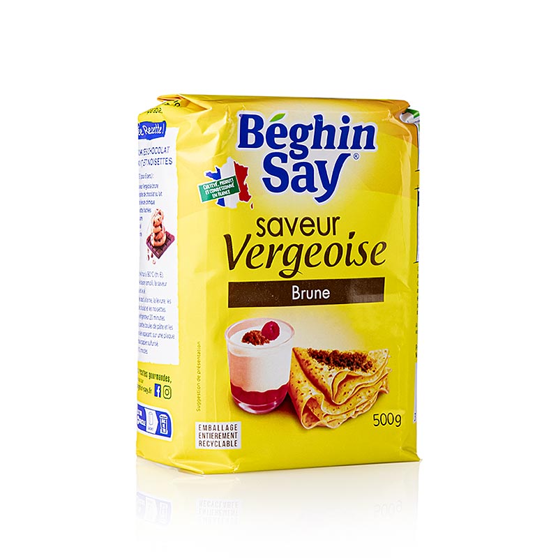 Vergeoise suiker, bruin, met karamelaroma, 500 g
