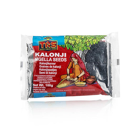 Zwarte komijn of ui zaden, ook bekend als nigella, 100 g verpakking