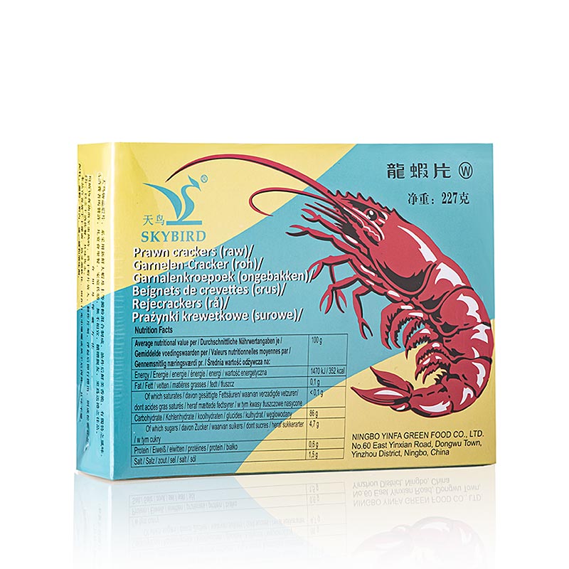Kroepoek met garnalen, ongebakken, Duif, China, 227 g - Traditionele ongebakken garnalenkroepoek uit China, verpakt in een 227 g verpakking