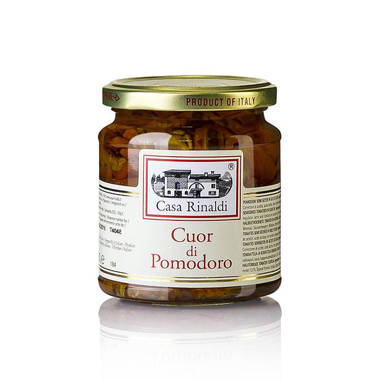 Gedroogde tomaten in olijfolie van Casa Rinaldi, 280 g, heerlijk geconserveerd en perfect voor salades, pastas en antipasti gerechten