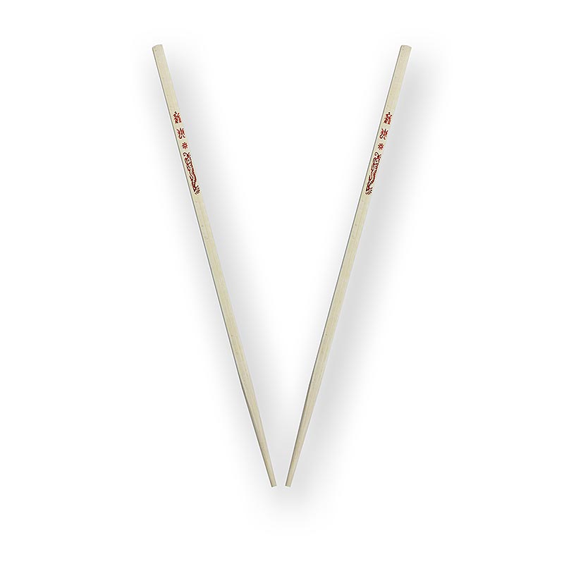 Sushi-stokjes Japan, van hout, met Aziatische karakters, 10 stuks