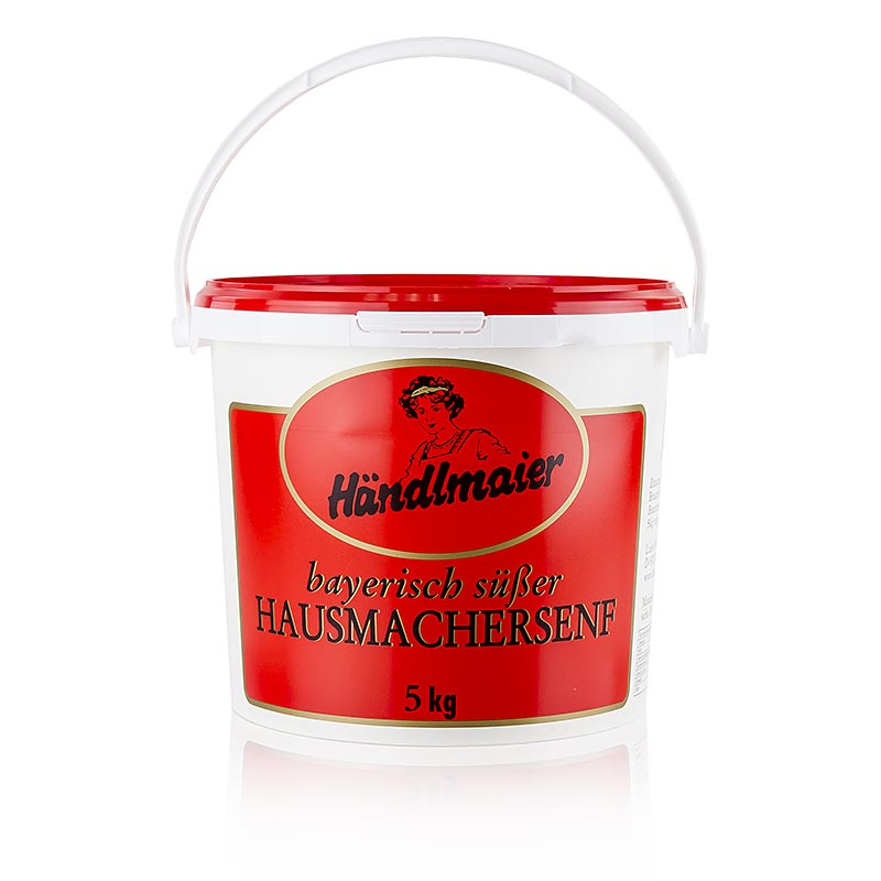 Händlmaier - Zoete huisgemaakte mosterd van 43 liter, perfect voor een groot gezin of horecagelegenheid
