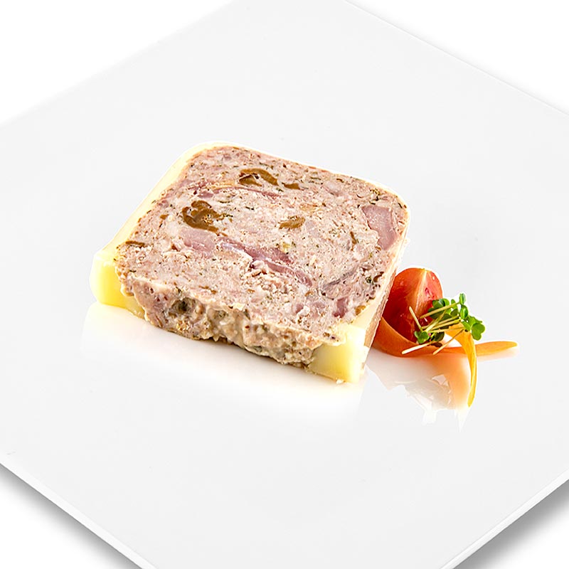Terrine van fazant, met cantharellen, rougié, 1 kg