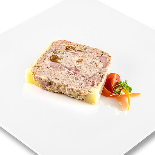 Terrine van fazant, met cantharellen, rougié, 1 kg