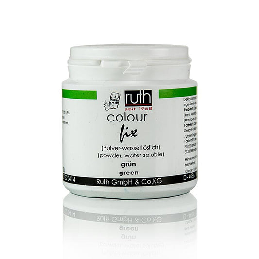 Voedingskleurstofpoeder, groen, in water oplosbaar, 9103, Ruth, 50 g