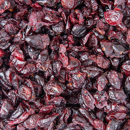 Cranberries/veenbessen, gedroogd, ongezwaveld, gezoet, licht, VS, 1 kg