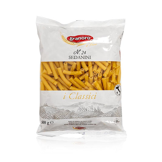 Granoro Sedanini, vergelijkbaar met penne rigate, nr. 24, 500 g