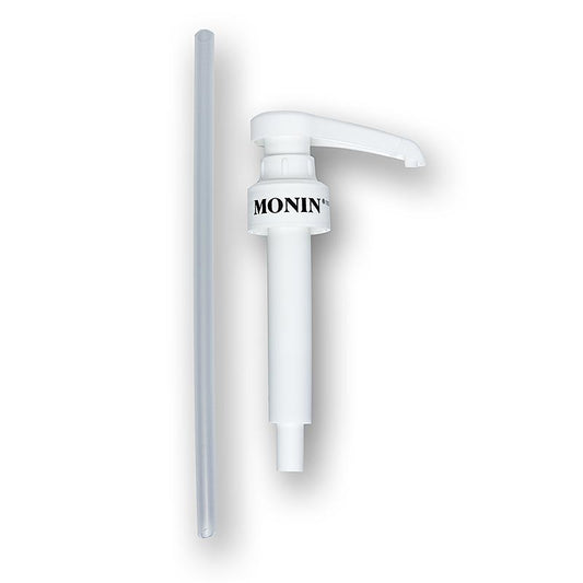 Monin pomp voor nauwkeurig doseren van 0,7 liter siroopflessen, handige accessoire voor professioneel gebruik in de horeca
