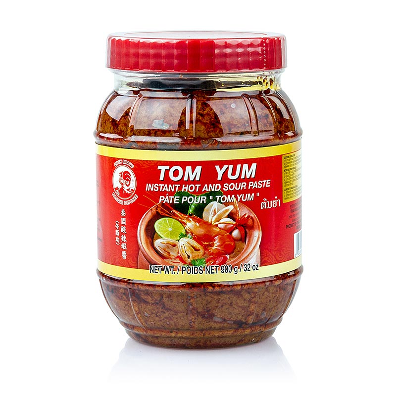 Tom Yum pasta, heet en zuur voor soepen, 900 g - een smaakvolle en pittige Thaise kruidenpasta voor het bereiden van authentieke Tom Yum soepen