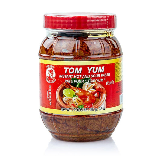Tom Yum pasta, heet en zuur voor soepen, 900 g - een smaakvolle en pittige Thaise kruidenpasta voor het bereiden van authentieke Tom Yum soepen