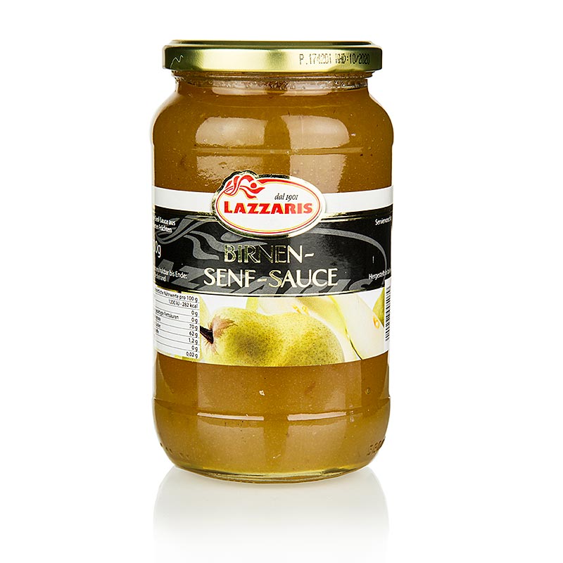 Lazzaris -peren-mosterdsaus, naar Ticinese wijze, 730 g