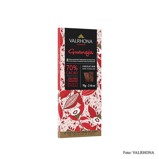 Valrhona Guanaja - pure chocolade, met cacaonibs, 70% cacao, 70 g