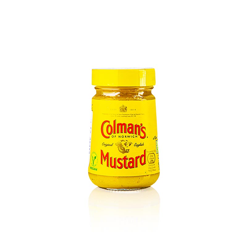 Colman's mosterd, fijn & heet, Engeland, 100 ml, een pittige en smaakvolle mosterd uit Engeland in een fles van 100 ml