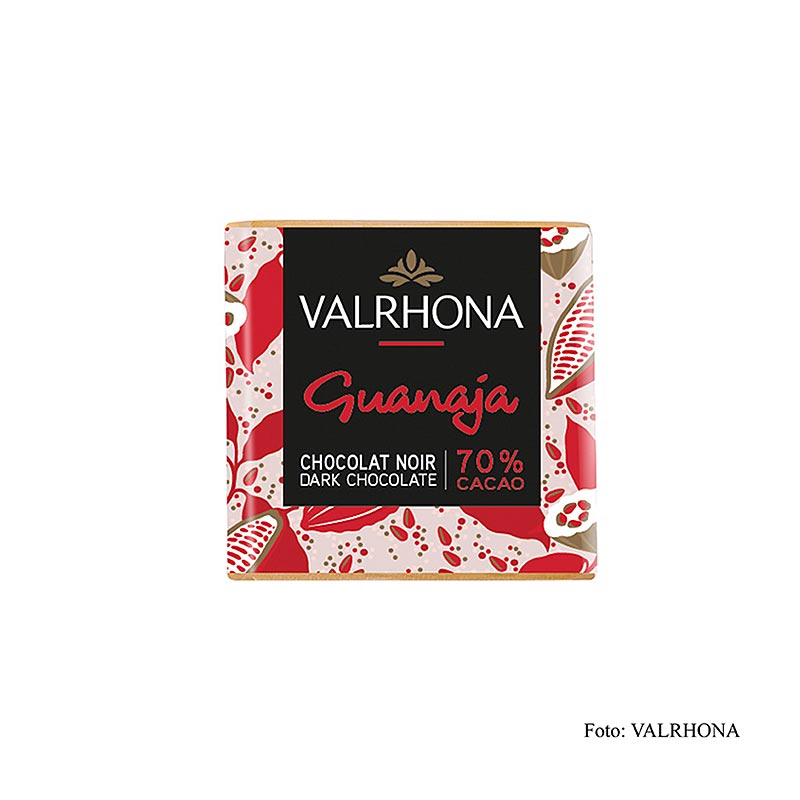 Valrhona Carré Guanaja - pure chocoladetabletjes, 70% cacao, 1 kg, 200 x 5 g