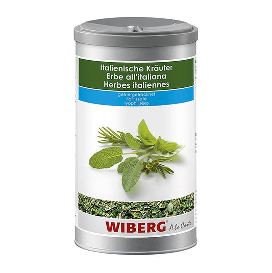Wiberg Italiaanse kruiden, gevriesdroogd, 75 g - Een authentieke mix van Italiaanse kruiden in handige gevriesdroogde vorm, perfect voor het toevoegen van smaak aan je favoriete gerechten