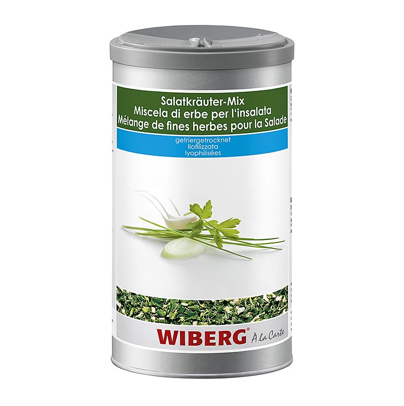 Wiberg sla kruidenmix, gevriesdroogd, 65 g productverpakking op witte achtergrond