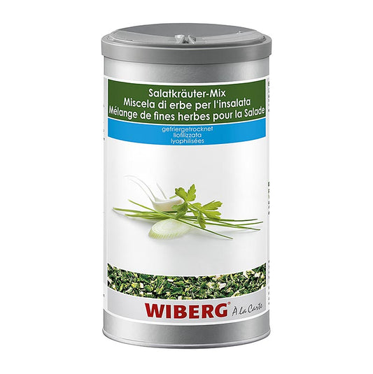 Wiberg sla kruidenmix, gevriesdroogd, 65 g productverpakking op witte achtergrond