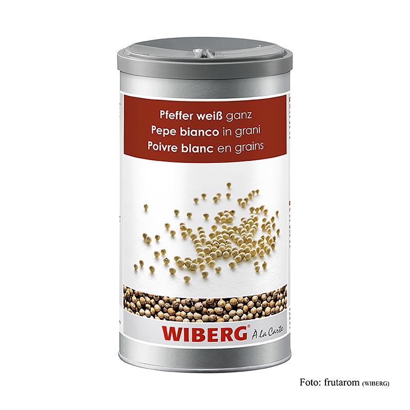 Wiberg witte peper, heel, 735 g - verpakte kruiden en specerijen voor culinaire bereidingen