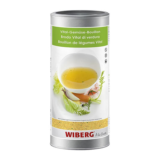 Wiberg Vital groentebouillon, geschikt voor het bereiden van 54 liter soep, 1,2 kg verpakking