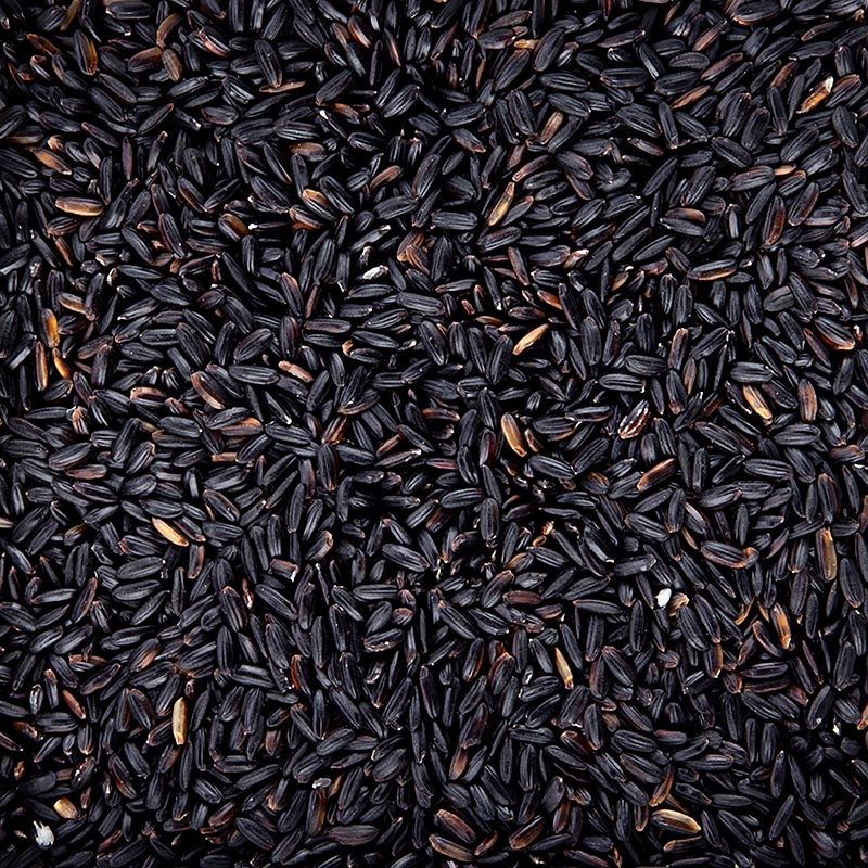 500 g pakket zwarte natuurlijke rondkorrelige rijst uit Piemonte, perfect voor het maken van heerlijke risotto