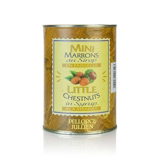 Mini decoratiekastanjes, ca. 80 stuks in een zeef, Pellorce & Jullien, 1,3 kg