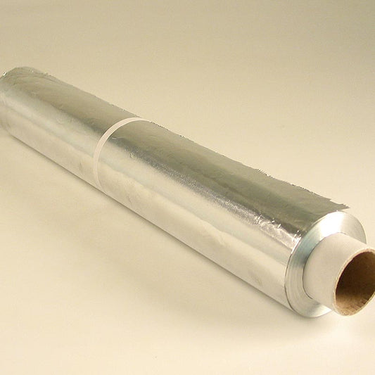 Aluminiumfolie voor foliedispenser, 45cm x 150m, 1 st - ideaal voor professioneel en huishoudelijk gebruik, houdt voedsel vers en beschermt tegen bevriezing en lucht