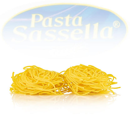 Verse spaghettini, bandpasta, 2 mm, Sassella, 500 g