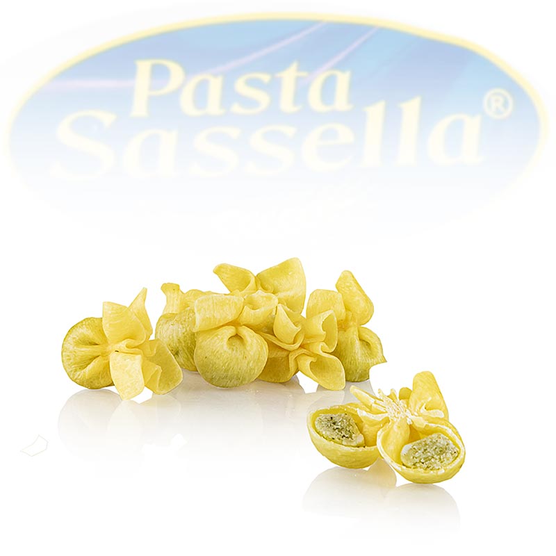 Verse fagotti (zakjes) met rucola, ricotta en Grana Padano, Sassella, 500 g