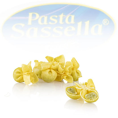Verse fagotti (zakjes) met rucola, ricotta en Grana Padano, Sassella, 500 g