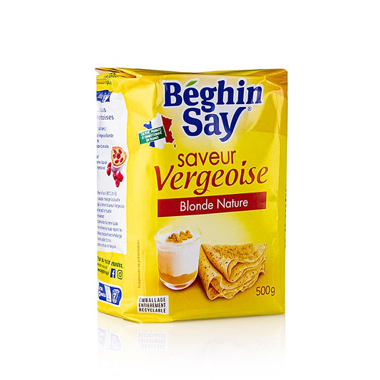 Vergeoise suiker, licht, met karamelaroma, 500 g