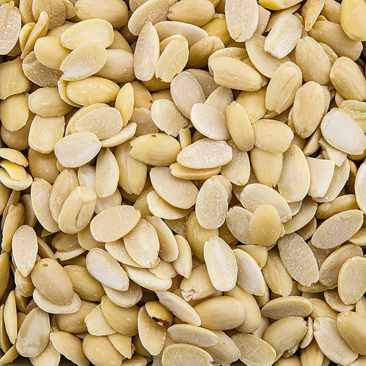 Amandelen, gehalveerd, 2,5 kg - grote verpakking van gehalveerde amandelen