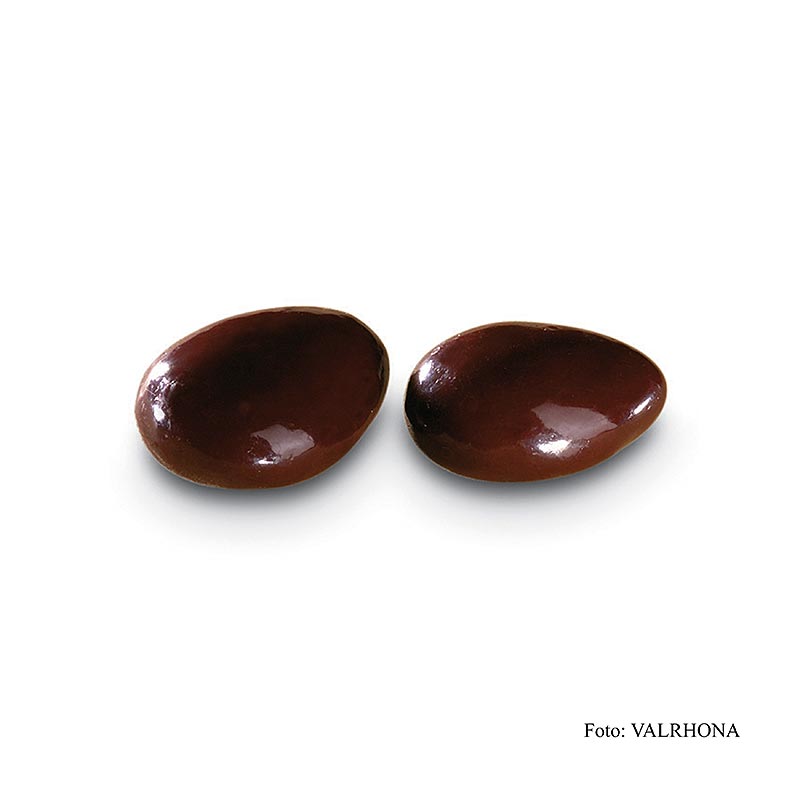 Valrhona "Amandes Noir", amandelen in pure chocolade, 2 kg