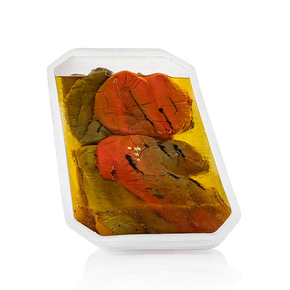 Ingemaakte paprika's, gegrild, in zonnebloemolie, 1 kg