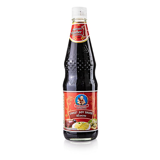 Sojasaus - Shoyu, Healthy Boy, zoet met 70% suiker, dik, 700 ml - een gezonde en zoete sojasaus met een dikke textuur van 700 ml