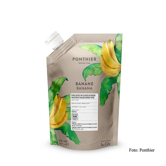 Puree - banaan, met suiker, 1 kg