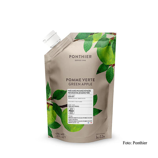 Puree - Groene appel, met suiker, 1 kg