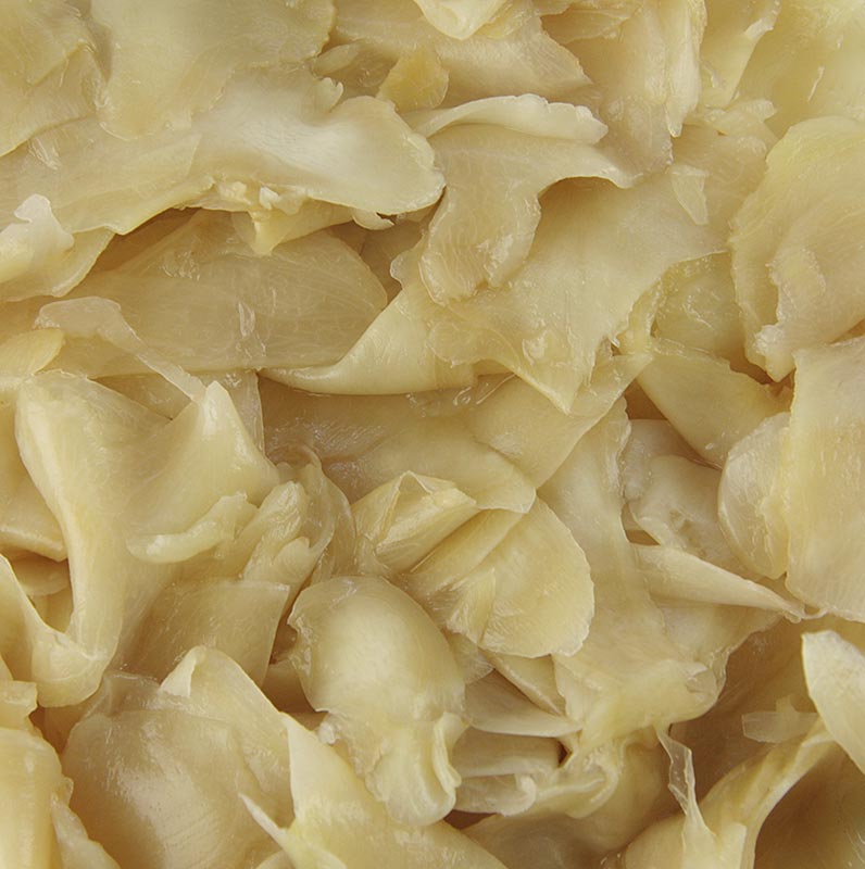 Ingemaakte gember van 1,5 kg, wit en geel van kleur, afkomstig uit China