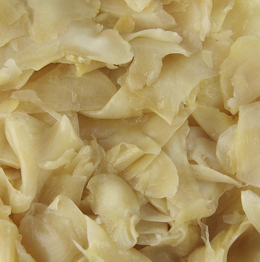 Ingemaakte gember van 1,5 kg, wit en geel van kleur, afkomstig uit China