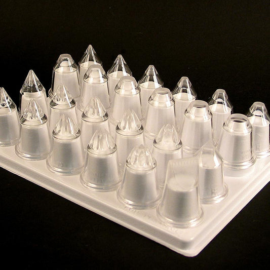 Spuitzak-spuitmondjes set, 12 gaatjes, 10 sterren, 2 garneringsmondjes, kunststof, 24-delig.