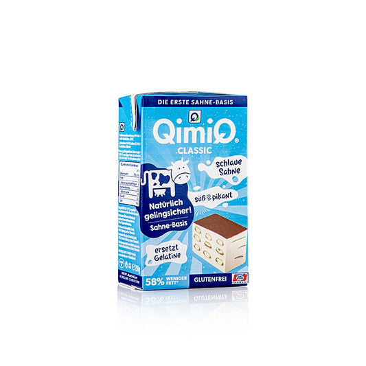 QimiQ Classic Naturel, om te koken, bakken, raffineren, 15% vet, 250 g
