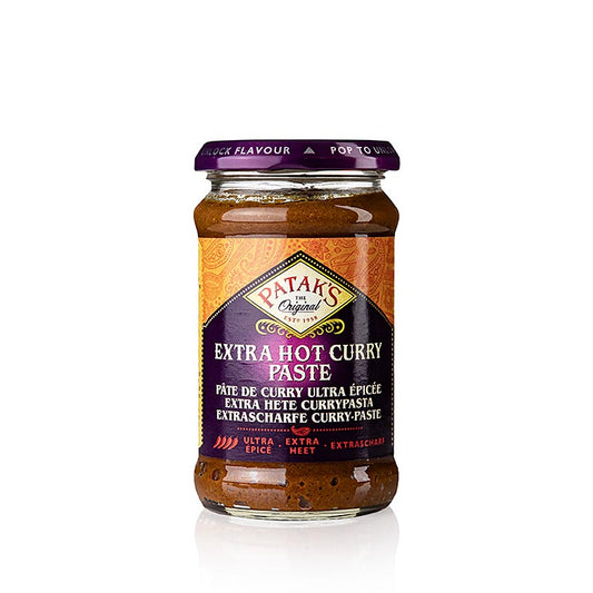 Currypasta "Extra Hot", rood, pittig, Patak´s, 283 g