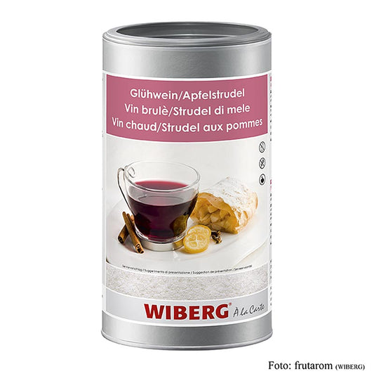 Wiberg Glühwein/Apfelstrudel, aroma-preparaat, voor 51 liter, 1,03 kg