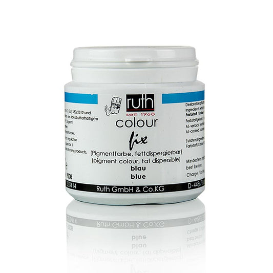 Vetoplosbaar poeder van 20 g in de kleur blauw, genaamd Pigmentkleurstof 9208 Ruth