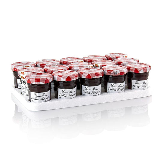 Bonne Maman - Aardbeien portie jam, 450 g, 15 x 30g