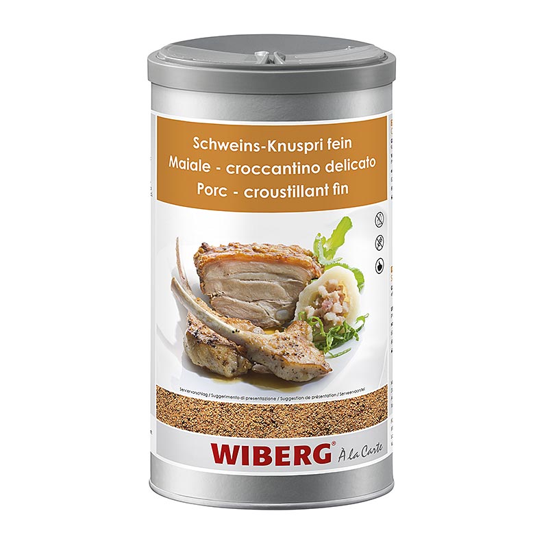 Kruidenzout van Wiberg Schweins-Knuspri, fijn gemalen, verpakt in 1 kg verpakking